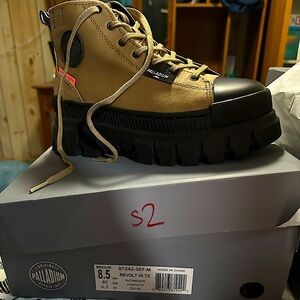 Palladium Tan High-Top Sneakers